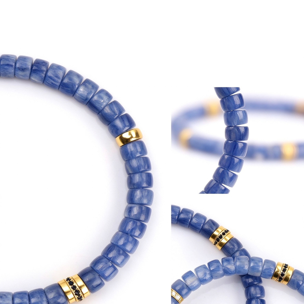 Celestial Blue Kyanite Gemstone Bracelet
