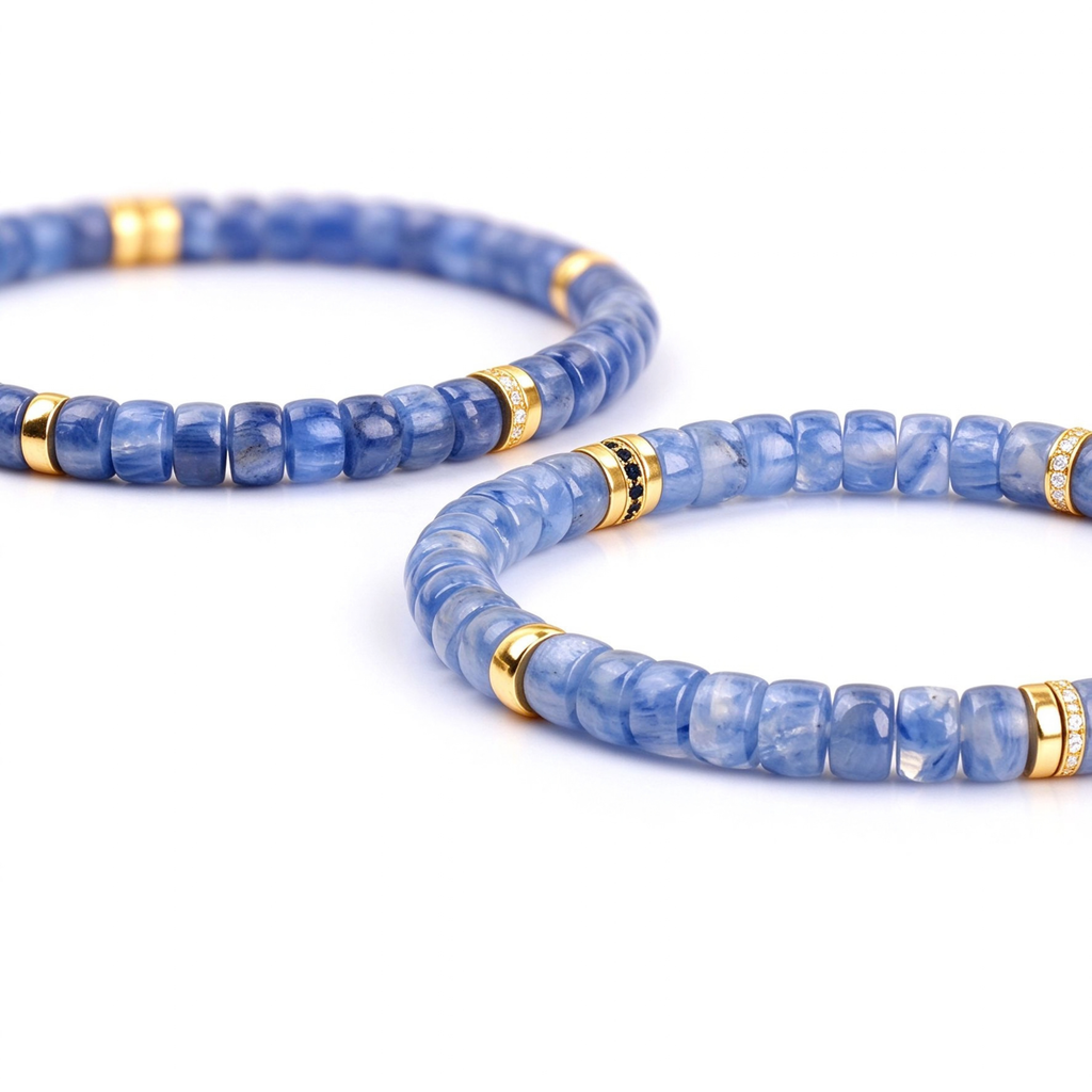 Celestial Blue Kyanite Gemstone Bracelet