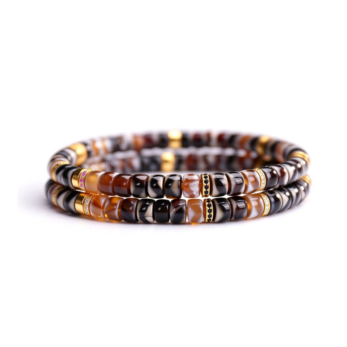 Sacred Eye Dzi Bead Protection Bracelet