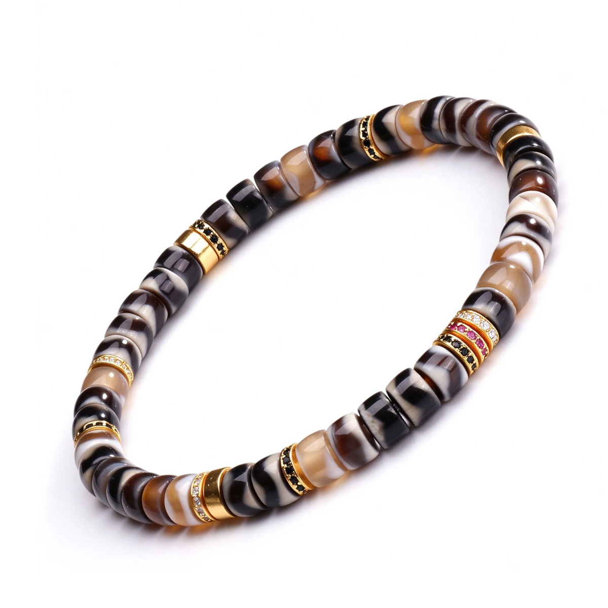 Sacred Eye Dzi Bead Protection Bracelet