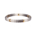Smoky Lavender Nephrite Jade Gemstone Bracelet