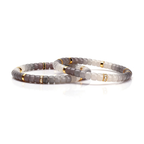 Smoky Lavender Nephrite Jade Gemstone Bracelet