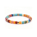 Rainbow Chakra Gemstone Moissanite Bracelet