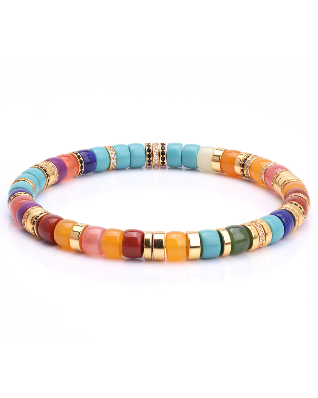 Kaleidoscope Natural Gemstone Bracelet