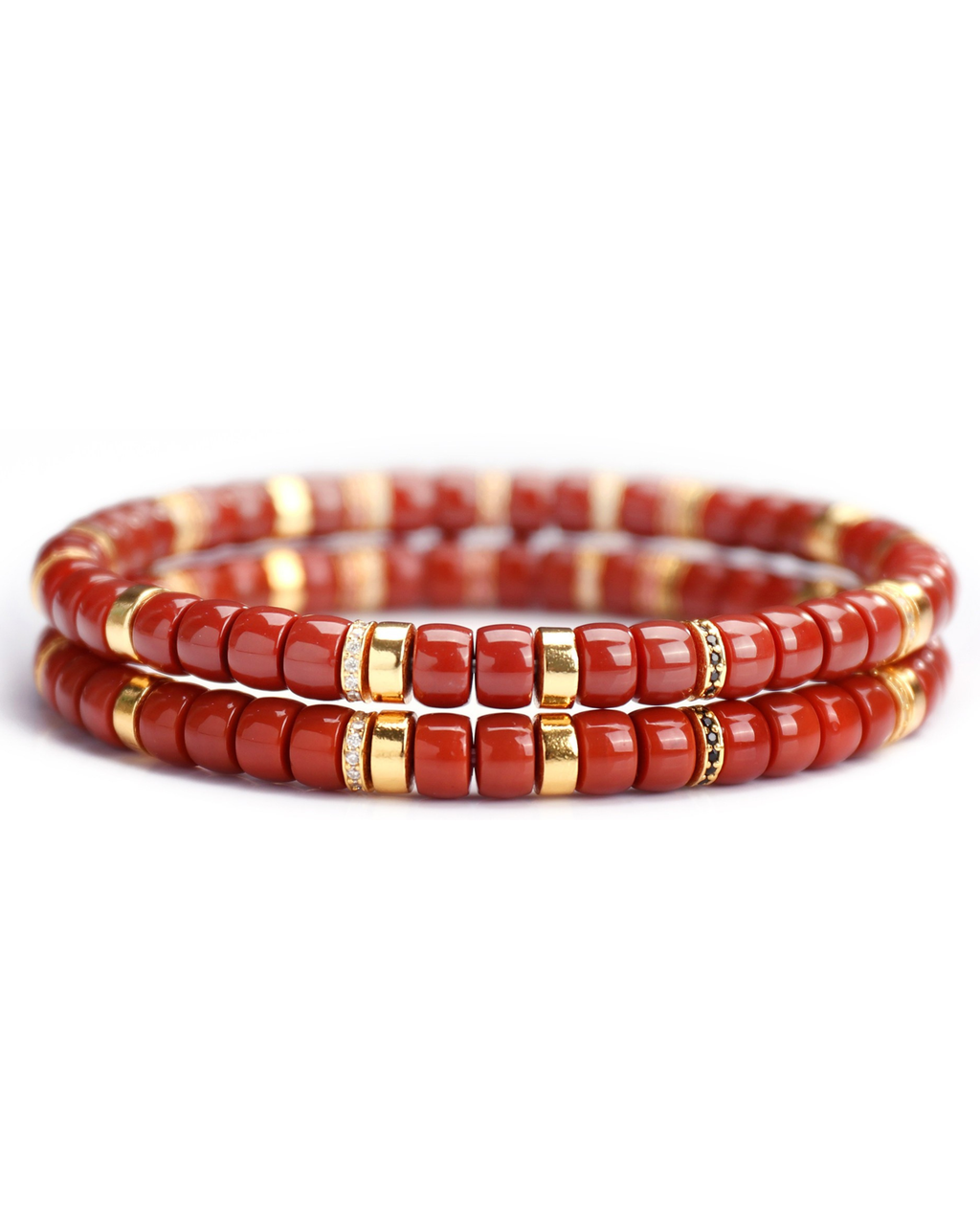 Aurelia Natural Nan Hong Agate Bracelet