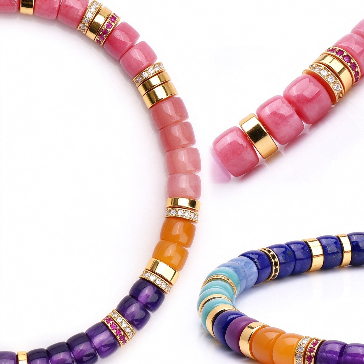 Rainbow Dopamine Adjustable Bracelet