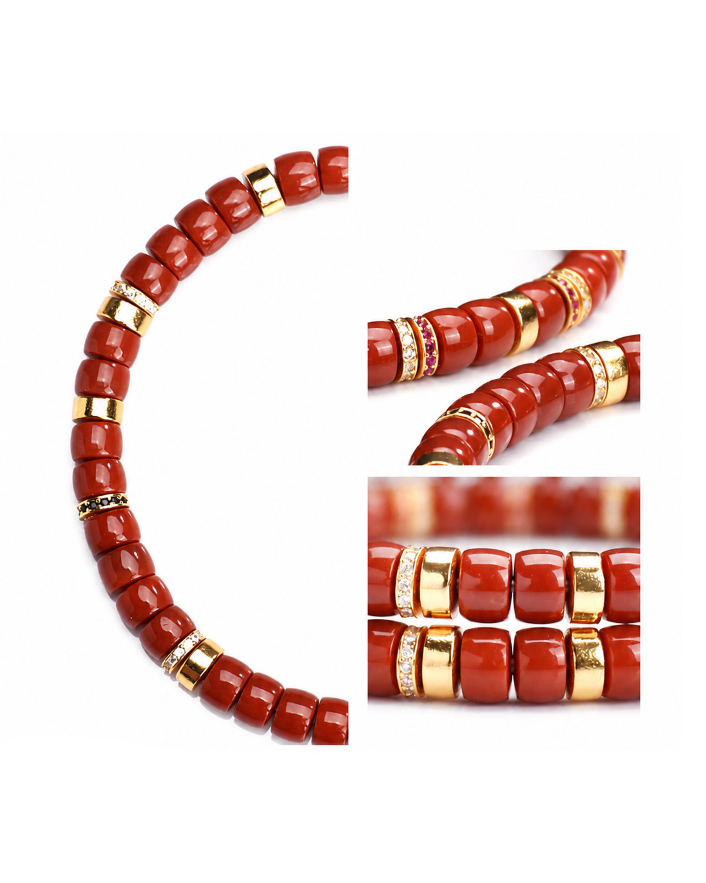 Aurelia Natural Nan Hong Agate Bracelet