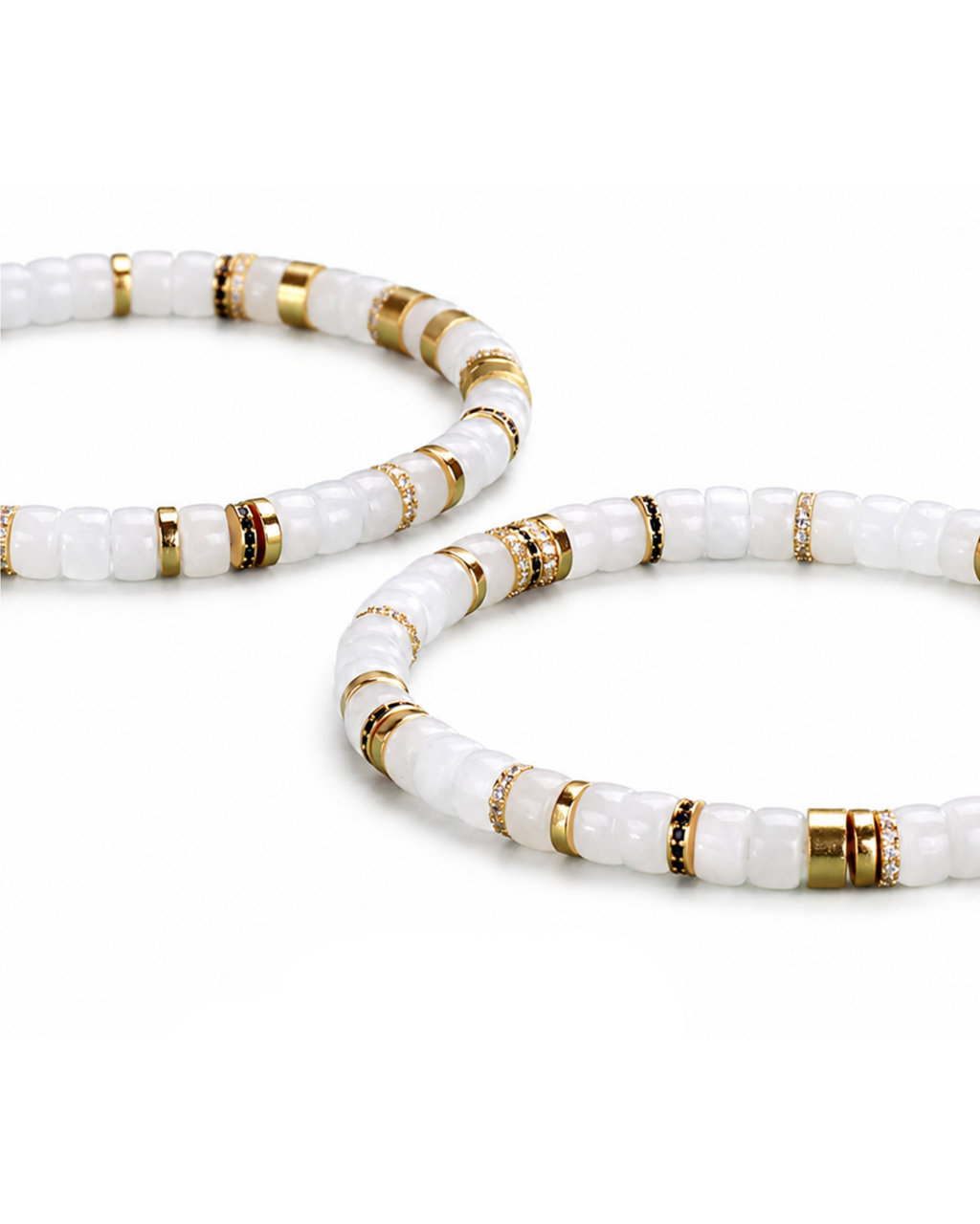 Seraphine Natural Hetian White Jade Bracelet