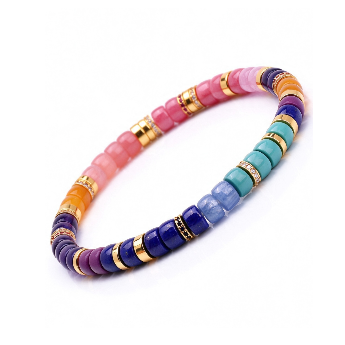 Rainbow Dopamine Adjustable Bracelet