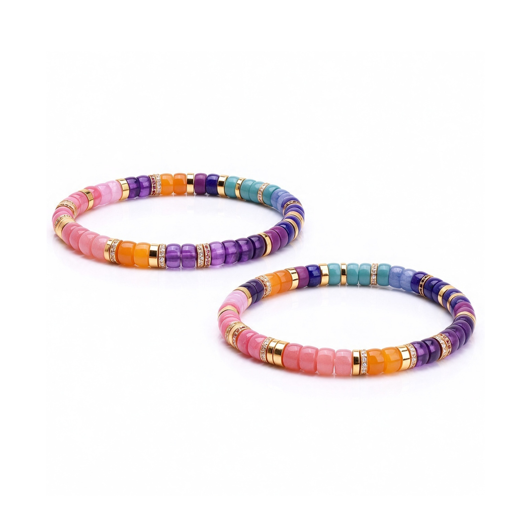 Rainbow Dopamine Adjustable Bracelet