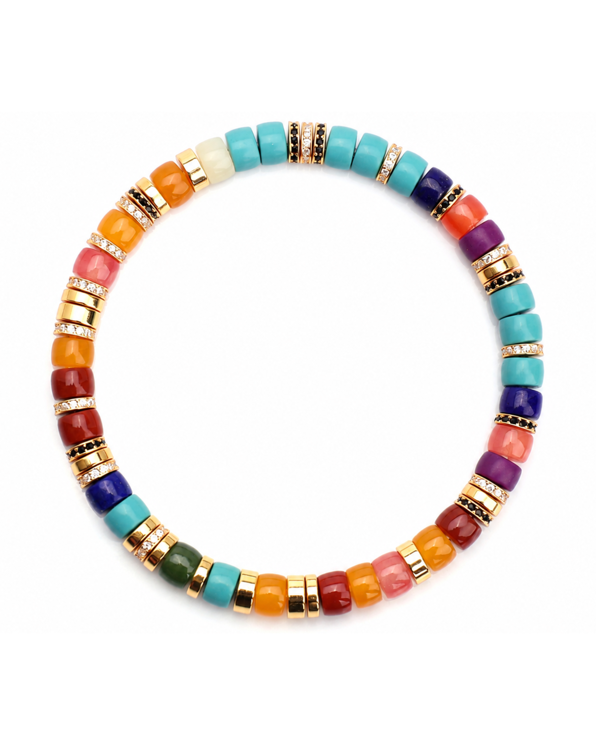 Kaleidoscope Natural Gemstone Bracelet