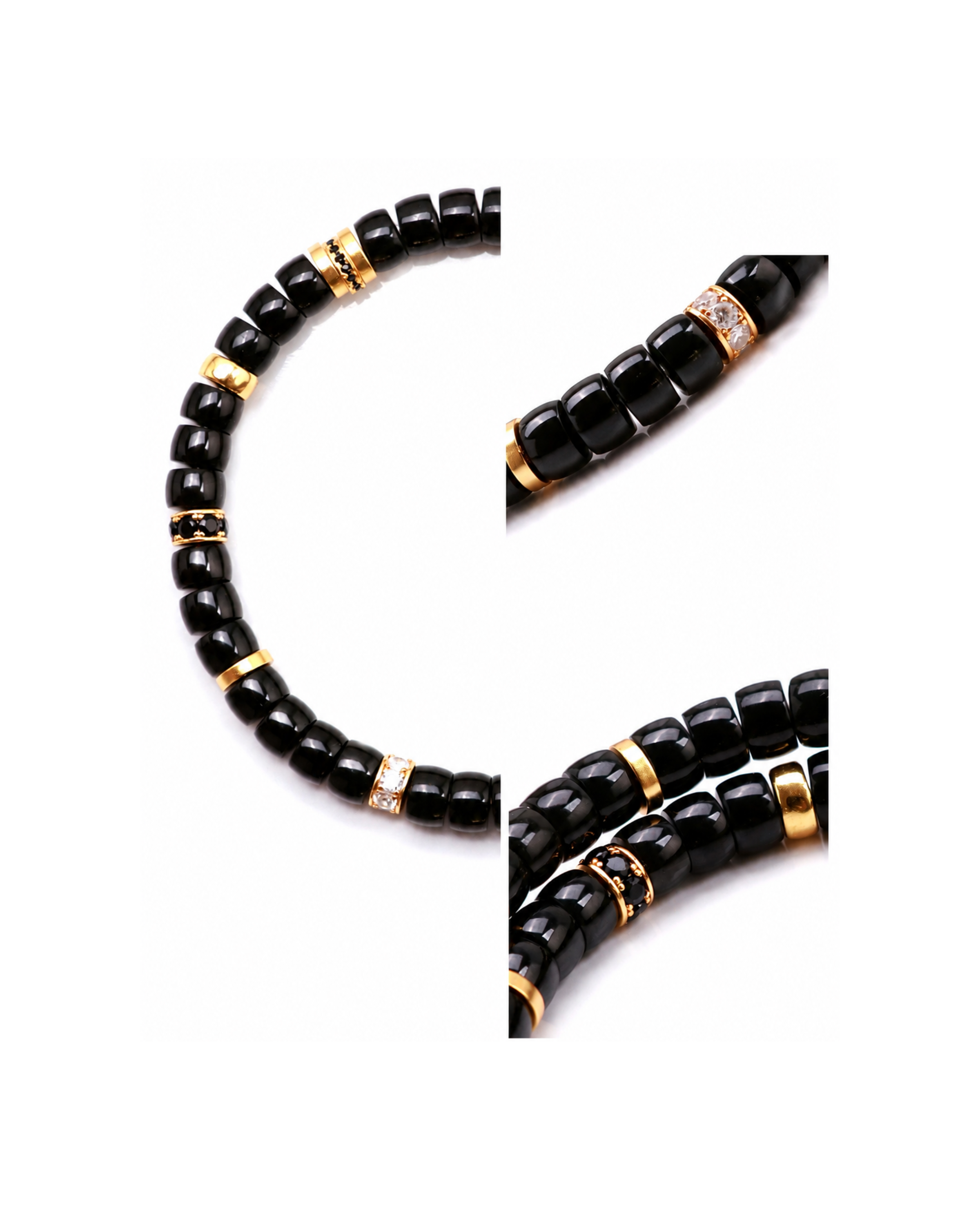 Noir Stone Bracelet