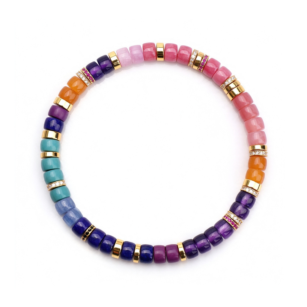 Rainbow Dopamine Adjustable Bracelet