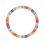 Colorful Gemstone Beaded Bracelet