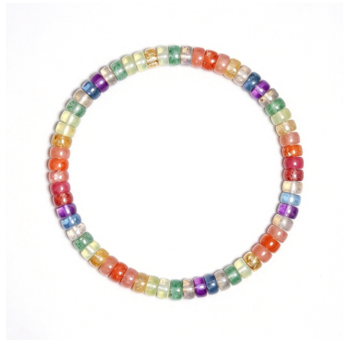 Colorful Gemstone Beaded Bracelet