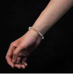 Pure Clarity | Grade AA Clear Quartz & 18K Gold Bracelet