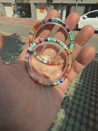 Rainbow Chakra Gemstone Moissanite Bracelet